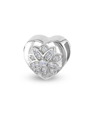 CHARM'S Srebrny charms z cyrkoniami rozmiar: onesize