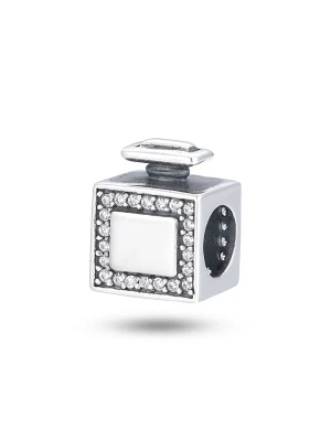 CHARM'S Srebrny charms z cyrkoniami rozmiar: onesize