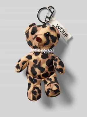 Charms z aplikacją z logo model ‘Feline’ WOUF