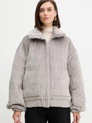 Charo Ruiz Ibiza kurtka kolor szary przejściowa oversize 257310