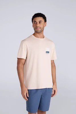 Chase koszulka męska z logo - Cream Animal