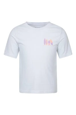 Chase the Wave koszulka dla dzieci z krótkim rękawem - Biały Mountain Warehouse