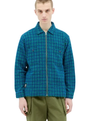 Check Mate Flannel Zip-Up Shirt Brain Dead