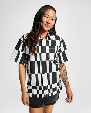 Checkered Short Sleeve Button-Down Shirt Converse