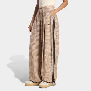 Checks Trouser Loose Pants adidas Originals beż