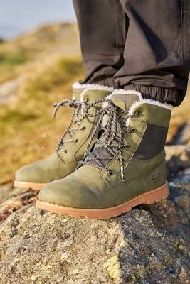 Chestnut dziecięce wodoodporne buty casualowe Borg - Green Mountain Warehouse