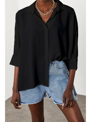 Chezalou Koszula w kolorze czarnym rozmiar: M