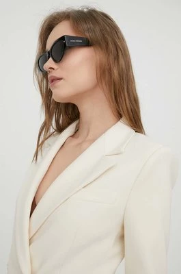 Chiara Ferragni okulary przeciwsłoneczne damskie kolor czarny CF 7032/S