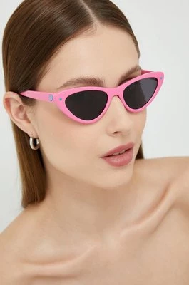 Chiara Ferragni okulary przeciwsłoneczne damskie kolor różowy