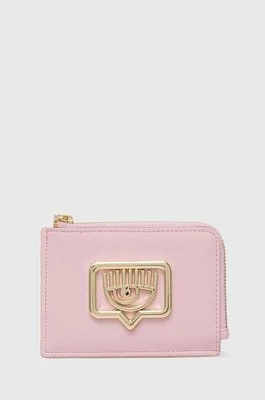 Chiara Ferragni portfel EYELIKE damski kolor różowy 76SB5PB2