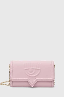 Chiara Ferragni portfel EYELIKE kolor różowy 76SB4BAA