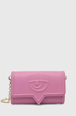 Chiara Ferragni portfel EYELIKE kolor różowy 76SB4BAA