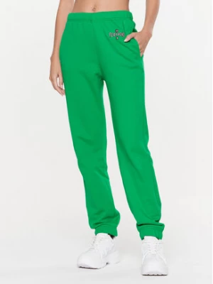 Chiara Ferragni Spodnie dresowe 74CBAT01 Zielony Regular Fit