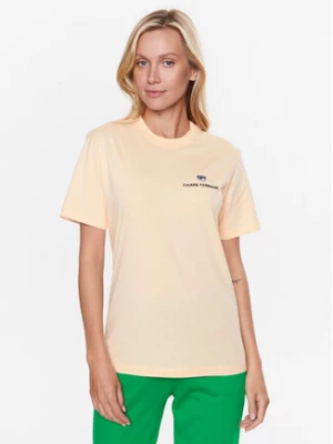 Chiara Ferragni T-Shirt 74CBHT04 Pomarańczowy Regular Fit