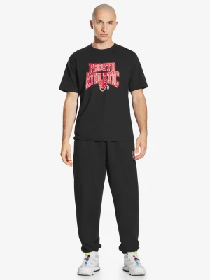 Chicago t-shirt męski bawełniany czarny Prosto