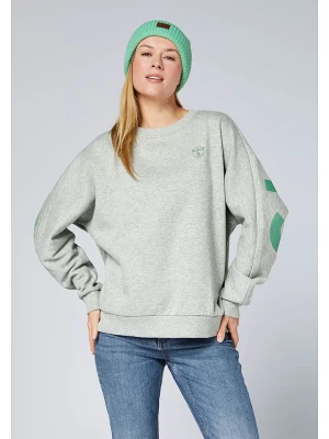 Chiemsee Bluza w kolorze szaro-zielonym rozmiar: S