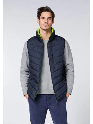 Chiemsee Kamizelka pikowana w kolorze granatowym rozmiar: M