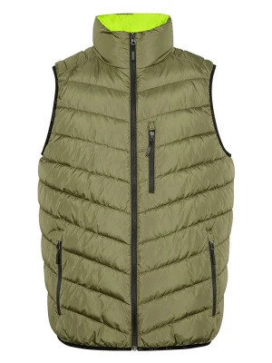 Chiemsee Kamizelka pikowana w kolorze khaki rozmiar: M