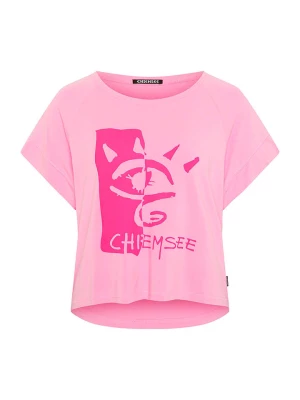 Chiemsee Koszulka "Boga" w kolorze jasnoróżowym ze wzorem rozmiar: XS