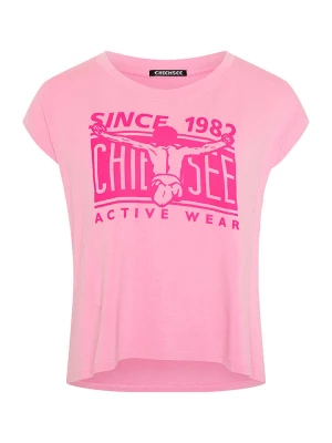 Chiemsee Koszulka "Ling" w kolorze jasnoróżowym ze wzorem rozmiar: M