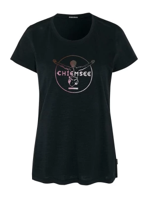 Chiemsee Koszulka "Taormina" w kolorze czarnym ze wzorem rozmiar: S