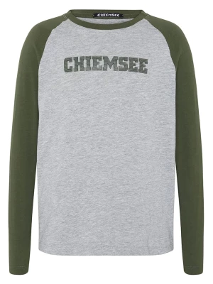 Chiemsee Koszulka w kolorze szaro-ciemnozielonym rozmiar: 170/176