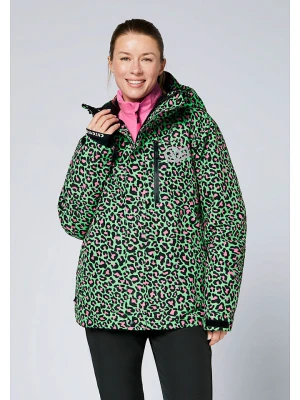 Chiemsee Kurtka narciarska w kolorze czarno-zielono-różowym rozmiar: S