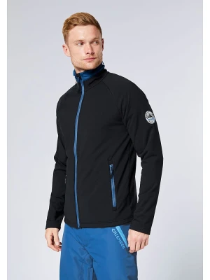 Chiemsee Kurtka polarowa w kolorze czarno-niebieskim rozmiar: XL