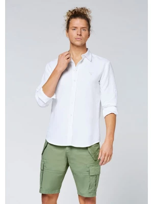 Chiemsee Lniana koszula "Mallet" - Regular fit - w kolorze białym rozmiar: XL