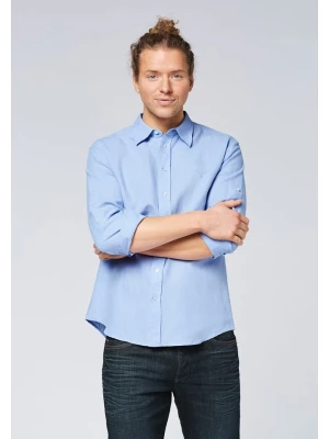 Chiemsee Lniana koszula "Mallet" - Regular fit - w kolorze błękitnym rozmiar: S