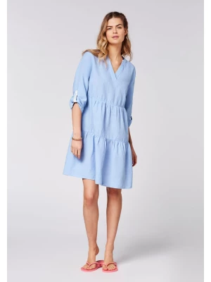 Chiemsee Lniana sukienka "Noumea" w kolorze błękitnym rozmiar: XL