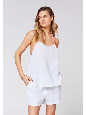 Chiemsee Lniany top "Bastia" w kolorze białym rozmiar: XS