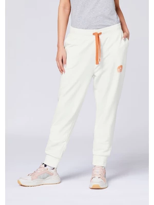 Chiemsee Spodnie dresowe "Zwiko" w kolorze kremowym rozmiar: L
