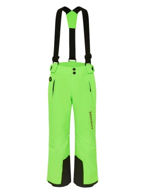 Chiemsee Spodnie narciarskie w kolorze jaskrawozielonym rozmiar: 146/152