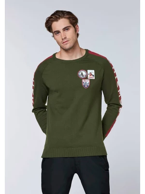 Chiemsee Sweter w kolorze zielonym rozmiar: L