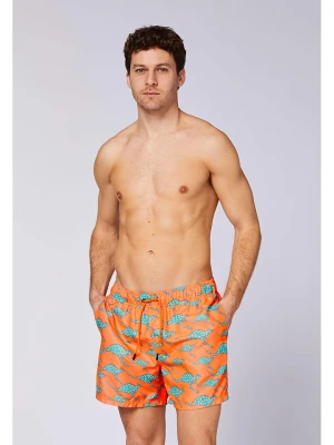 Chiemsee Szorty kąpielowe w kolorze pomarańczowym rozmiar: L
