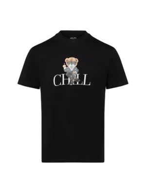 Chill Pill Koszulka męska - Luxury Bear Mężczyźni Bawełna czarny nadruk,