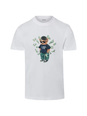 Chill Pill Koszulka - Money Bear Mężczyźni Dżersej biały
