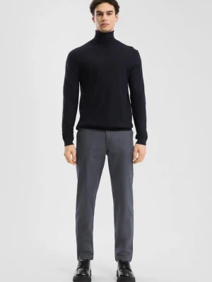 Chino z dwukolorowego materiału Oxford QS szary