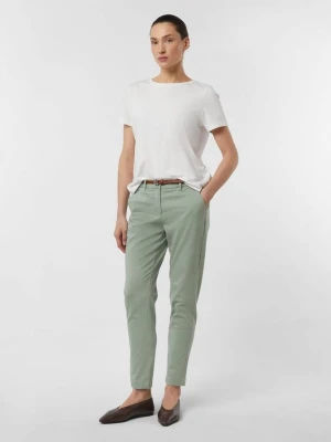 Chinohose mit Gürtel comma oliwkowy