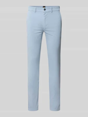 Chinos o kroju slim fit z mieszanki bawełny Boss Orange