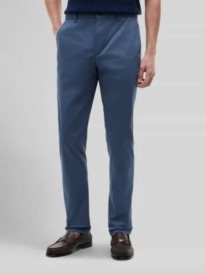 Chinos o kroju slim fit z mieszanki bawełny model 'BLEECKER' Tommy Hilfiger