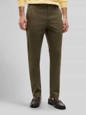 Chinos o kroju slim fit z mieszanki bawełny model 'BLEECKER' Tommy Hilfiger