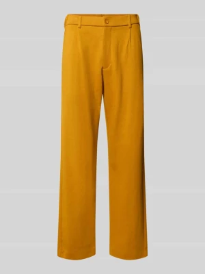 Chinos o kroju straight fit z kieszeniami z tyłu model 'SAMUEL' Chill Pill Camel
