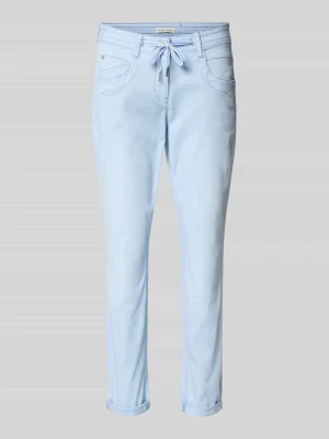 Chinos z bawełnianej mieszanki o kroju tapered fit Tom Tailor