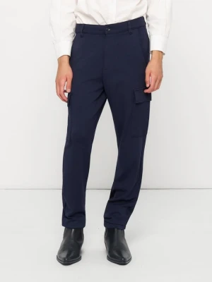 Chinosy 7 For All Mankind granatowy