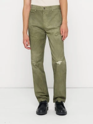 Chinosy 7 For All Mankind zielony