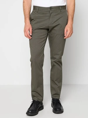 Chinosy Armani Exchange neonowy pomarańcz