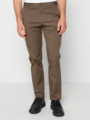 Chinosy Armani Exchange pomarańczowy melanż