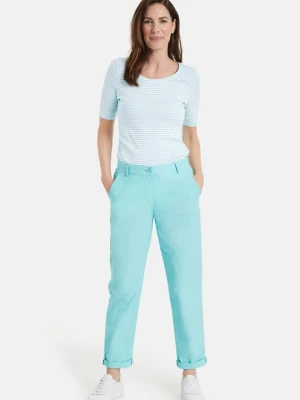 Chinosy Gerry Weber turkusowy